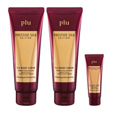plu 柔滑保濕多效身體磨砂膏180g 2入+50g套組, 1組