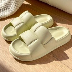 데이소이 미끄럼방지 센시티브 거실 실내화, 04 그린, 1개