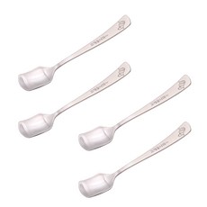 TABLE Art. 韓國製禮儀冰淇淋不鏽鋼湯匙, 4個, 單一顏色