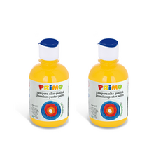 PRiMO 종이나라 템페라 물감 노랑 2p, 300ml, 1색