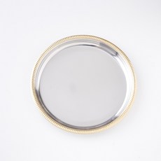 모타 산마르코 골드 원형접시 15, 혼합색상, 1개