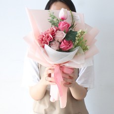 MORIANN 卡薩布蘭卡香皂花花束 小, 粉紅色