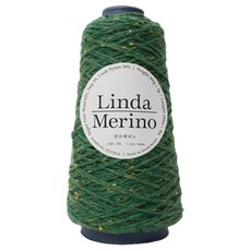 Yarna Linda 美麗諾毛線 100g, 1個, 709 綠色