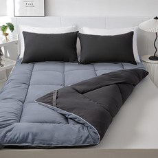 SOHEIM 四季通用可機洗複合式床墊, 混搭炭灰色