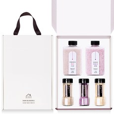 精選喜瑪拉雅玫瑰調味鹽禮盒 5款, 1組