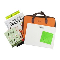 EduSsaem Seven 磁性七巧板益智拼圖套組, 混色, 1人, 1個