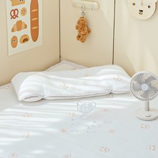 베베누보 유아용 닿자마자 시원한 하이퍼닉 듀라론 냉감 쿨매트, 허그미베어, 1개