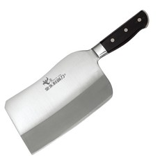 金永利鋼刀 電木系列中型大骨刀 純手工鐵打製成 堅固耐用, 銀色, 1把