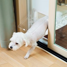 바라바 베란다 펫 도어, 화이트, 1개