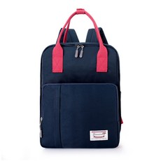 JH Company 雙色手柄後背包, 藍色