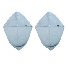 柔軟浴髮巾 SG26, 藍色, 2個