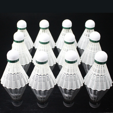 By Fit尼龍羽毛球, 白色的, 12個