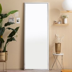 삼익가구 샌드 스탠드형 와이드 전신거울 대형, 실버