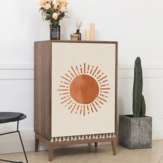 北歐風格櫥櫃門簾, 07型, 1入