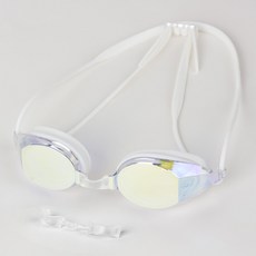 koogi adventure 高級防霧進階者用鏡面泳鏡 KA-ZMG023, 白色, 1個
