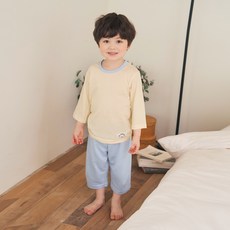 olomimi 七分緹花家居服上下套裝