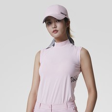 볼빅 여성용 골프 반폴라 민소매 티셔츠 VLTSLD98