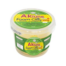 이지피아 아키우네 폼클레이, 노랑, 500g, 1개