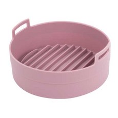 Easy Fry Pot 特大號氣炸鍋及微波爐專用矽膠容器, 粉紅色, 1個