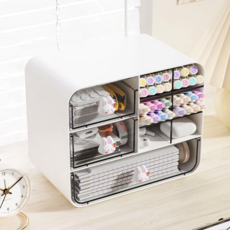 Raktok Market 兔子豬多功能收納盒, 白色兔子, 1個