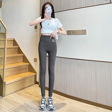 Goodif 女士雙面刷毛高腰彈力內搭褲