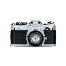 ZHEGAO 哲高 LIN07 FY3 相機造型迷你積木, 1個, 混色