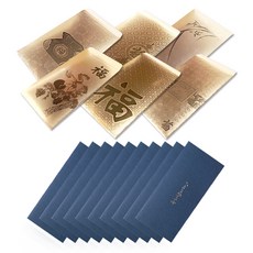 金福系列零用錢信封6入 + 留言零用錢信封10入套組, 福系列(隨機出貨), 留言零用錢信封(祝賀), 1套