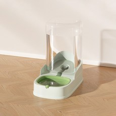 PASTEL PET 寵物大容量半自動餵水器 16.5 x 29.5 x 27.5 cm, 1個, 綠色