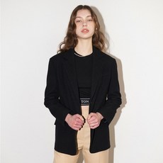 OLIVE DES OLIVE 女款Oversize雙釦單排扣西裝外套