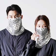 A-Bix Sports四季用抗UV棉質多功能脖圍, 白色, 2個