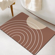 위더홈 올 타입 인테리어 매치 발매트, 브라운