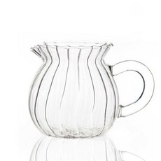 迷你南瓜玻璃水壺 公道杯, 單一顏色, 250ml, 1個