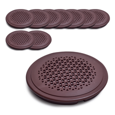 手柄世界長桶換氣蓋 胡桃木, 10個