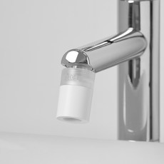 Aer 洗臉台用迷你過濾密合水龍頭組, 1組, 白色