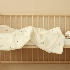 아솜느 순면 100수 캐릭터 유아 자수 차렵이불, 토끼