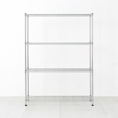 마켓비 아리모 선반, 12001600 크롬, 4단