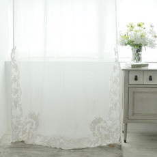 CoTe TaBLe Roxanne 亞麻窗簾, 米白色