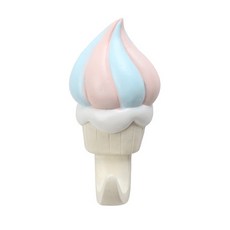인테리어 다용도 벽 후크 소품걸이, 투톤 아이스크림, 1개