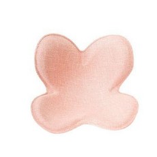 花瓣型靠背坐墊, 粉色的