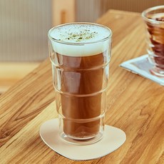 American Road 簡約居家咖啡廳雙層耐熱玻璃杯 250ml HR1817, 1個, 單一顏色