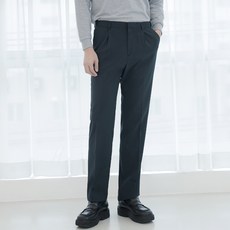 타운클로 남성용 원턱 히든밴딩 스판 정장팬츠