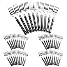 派對嗨 居家派對 擺盤叉 10入, 5個, 黑色