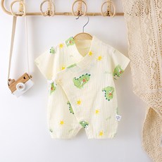 스타도어 큐트패턴 배냇 반팔 롬퍼