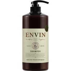 ENVIN 弱酸性香水洗髮精 English Freesia Bouquet, 1L, 1瓶