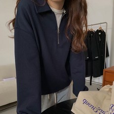 Elsso 半拉鍊翻領Anorak大學T
