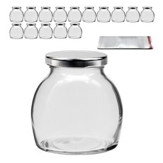 mir 韓國橢圓形玻璃瓶 S IS500 16p + 收縮膜 16p 套組隨機出貨, 1組