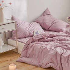 아르페지오베이직 워시드 고밀도 워싱 100수 코튼 시크릿 차렵이불