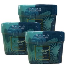 THE HERB STORY 大容量木炭雙重冰箱除臭劑, 260g, 3個