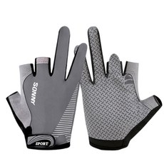 Tingall 重點釣魚手套, 灰色, 1個