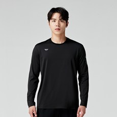 peggynco 男性運動薄刷毛長袖T恤 ERT-3233